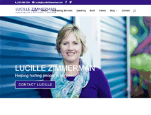 Tablet Screenshot of lucillezimmerman.com